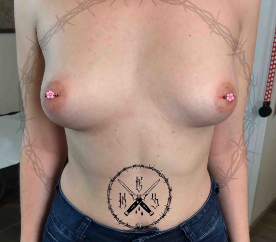 Piercing Capezzoli Dettaglio - Soul Skin Ink Tatuaggi Piercing Trucco Permanente Parabiago