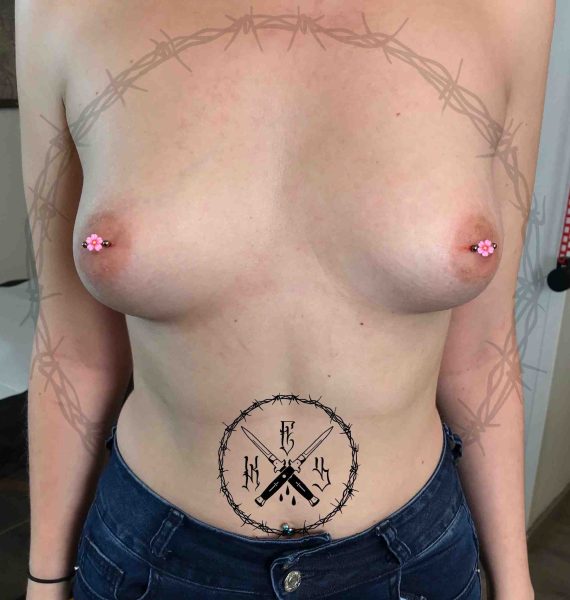 Piercing Capezzoli Dettaglio - Soul Skin Ink Tatuaggi Piercing Trucco Permanente Parabiago