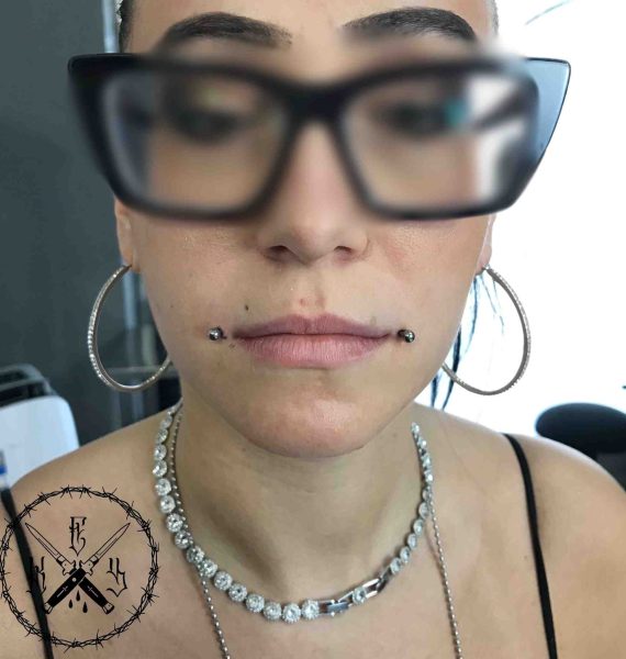 Piercing Labret Dettaglio - Soul Skin Ink Tatuaggi Piercing Trucco Permanente Parabiago