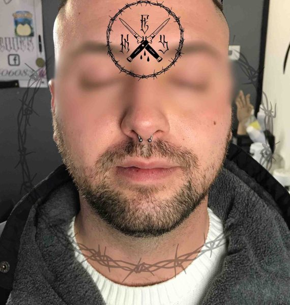 Piercing Naso Septum Dettaglio - Soul Skin Ink Tatuaggi Piercing Trucco Permanente Parabiago