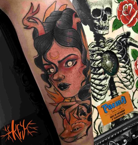 Tatuaggio Giapponese Polpaccio Dettaglio - Soul Skin Ink Tatuaggi Piercing Trucco Permanente Parabiago