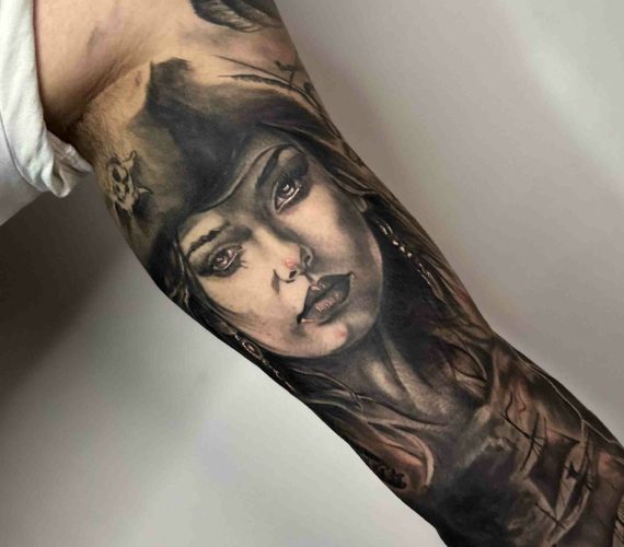 Tatuaggio Realistico Braccio Dettaglio 2 - Soul Skin Ink Tatuaggi Piercing Trucco Permanente Parabiago