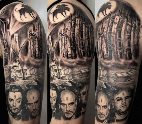 Tatuaggio Realistico Spalla Dettaglio - Soul Skin Ink Tatuaggi Piercing Trucco Permanente Parabiago